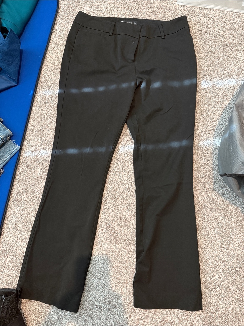 New York & Company Black Boot-Cut Dress Pants